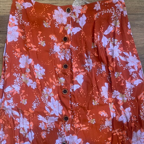 NWT Free People Metro Love Midi Skirt Size 0 - Picture 3 of 6